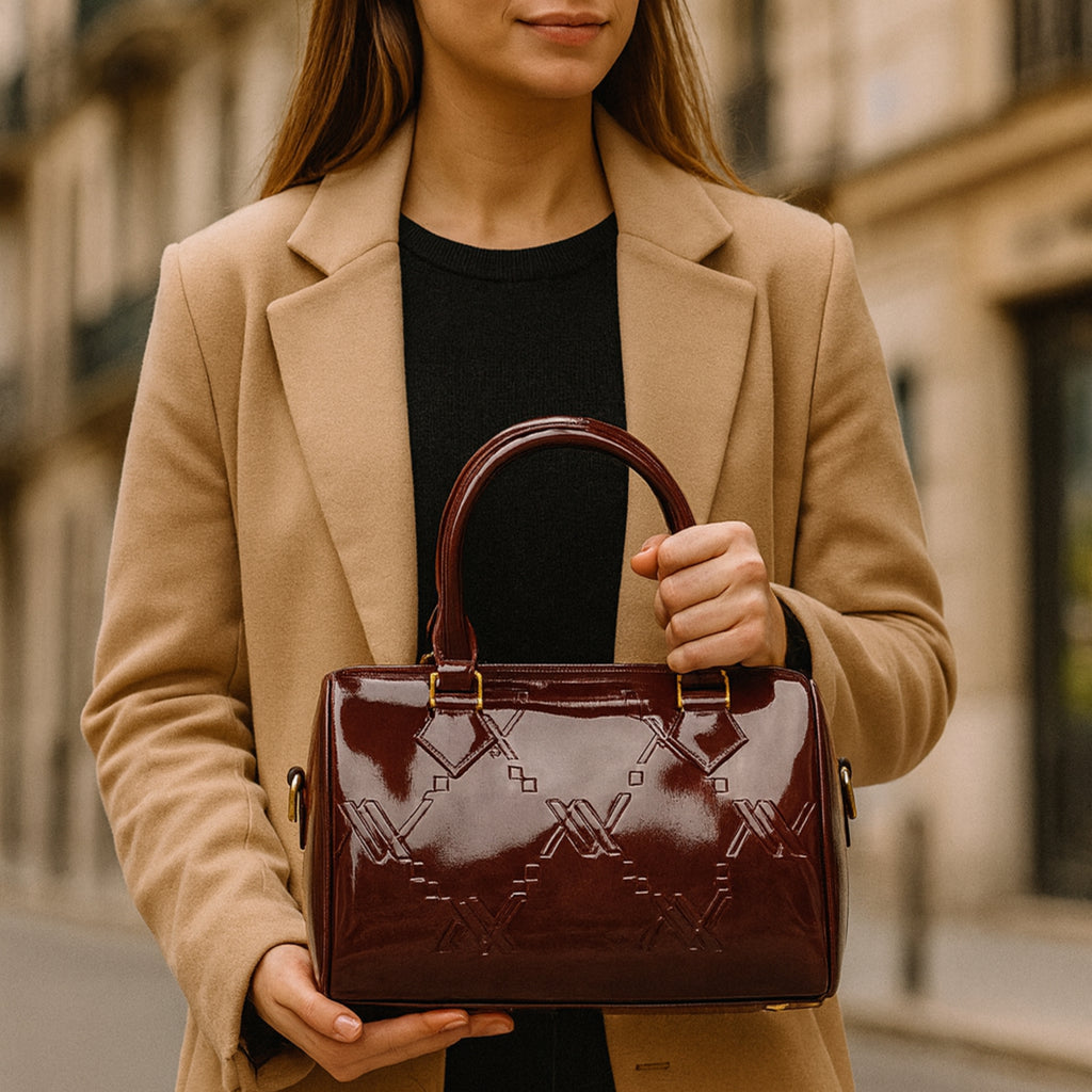 Borsa Mini Vernice - Verde Fashion