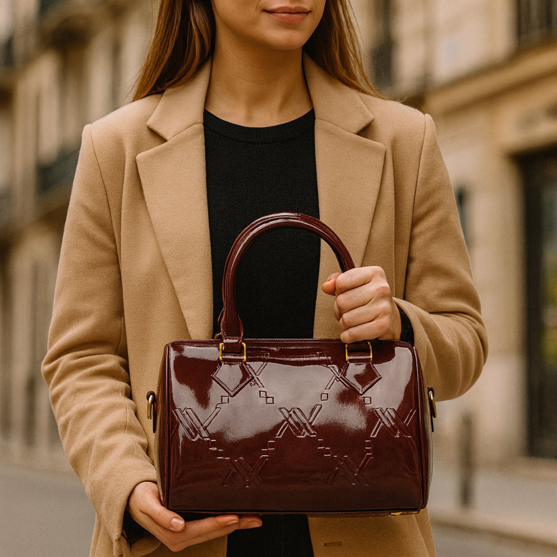 Borsa Mini Vernice - Verde Fashion