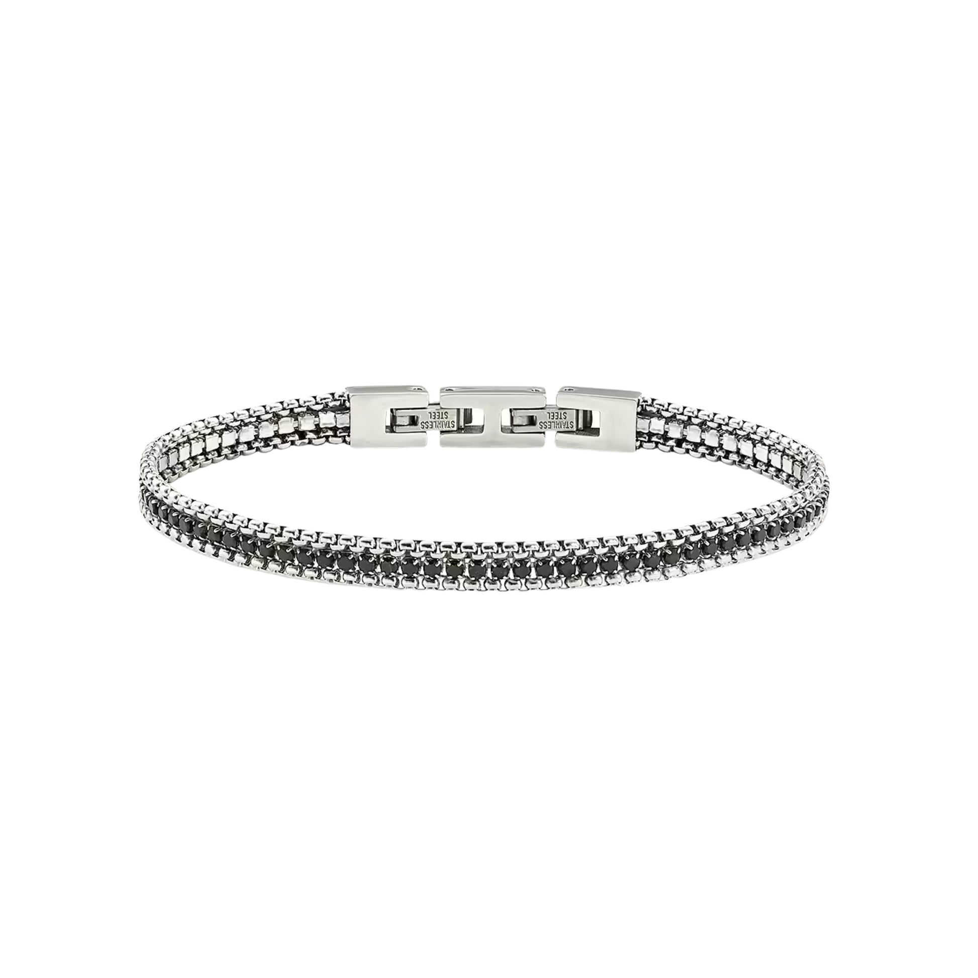 Bracciale tennis Uomo 2mm con maglia - Les folies