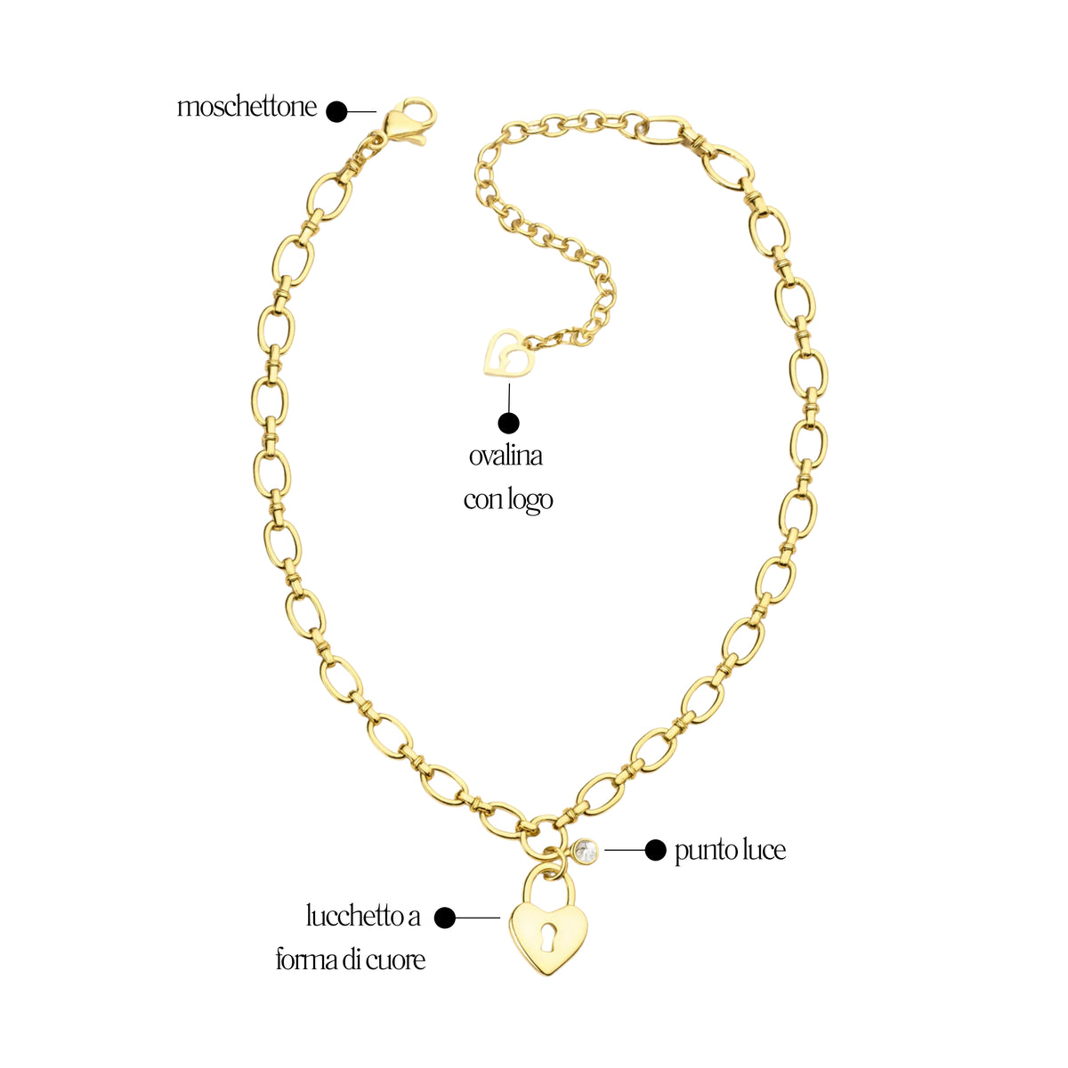 Collana Heart - You B'jou by Barbieri