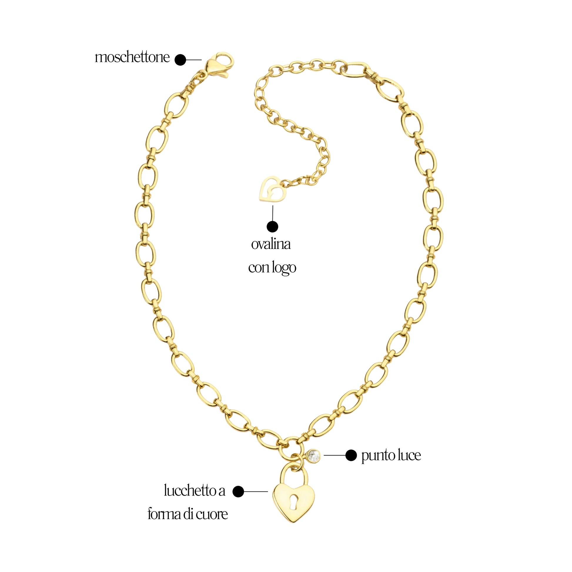 Collana Heart - You B'jou by Barbieri