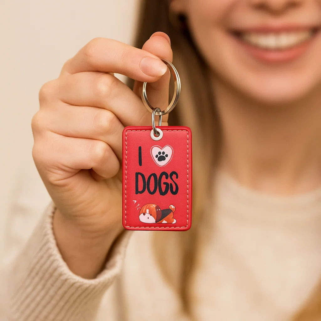 Portachiavi I love Dogs - Brand Gioielli