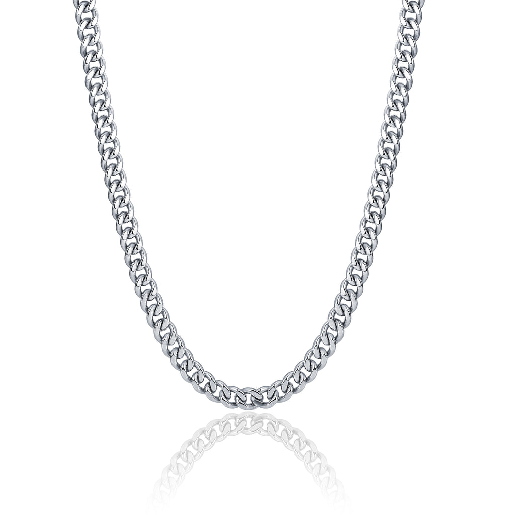 Collana Grumetta Piatta 8mm 50cm