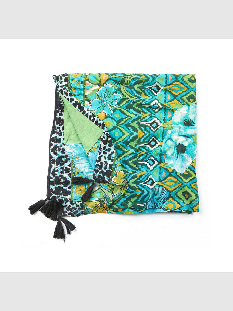 Telo mare Plume - Verde fashion