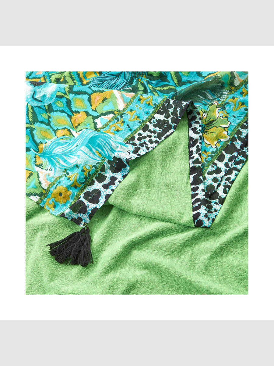 Telo mare Plume - Verde fashion