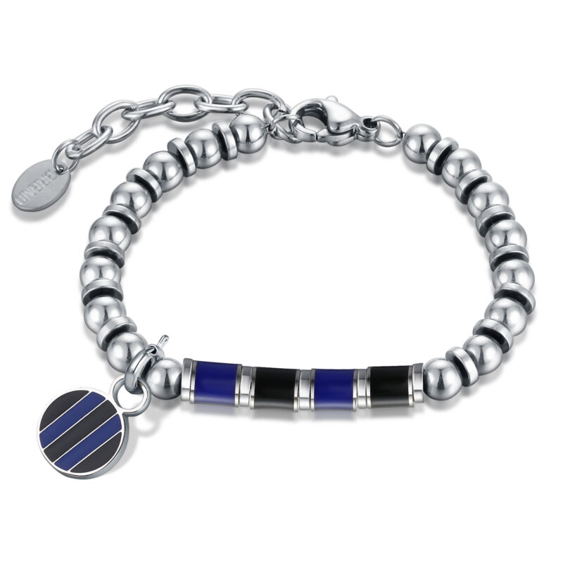 Bracciale Nero Azzurro Misura Bambino - Brand Gioielli