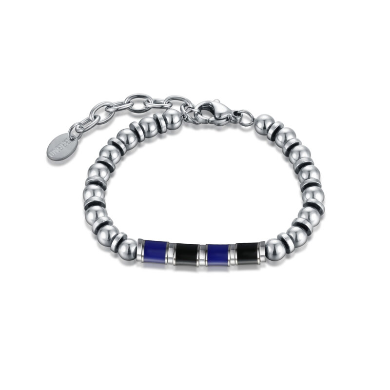 Bracciale Nero Azzurro Misura Bambino - Brand Gioielli