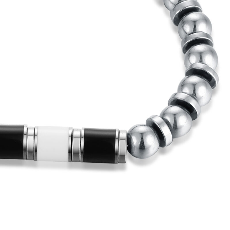 Bracciale Bianco Nero Misura Bambino - Brand Gioielli