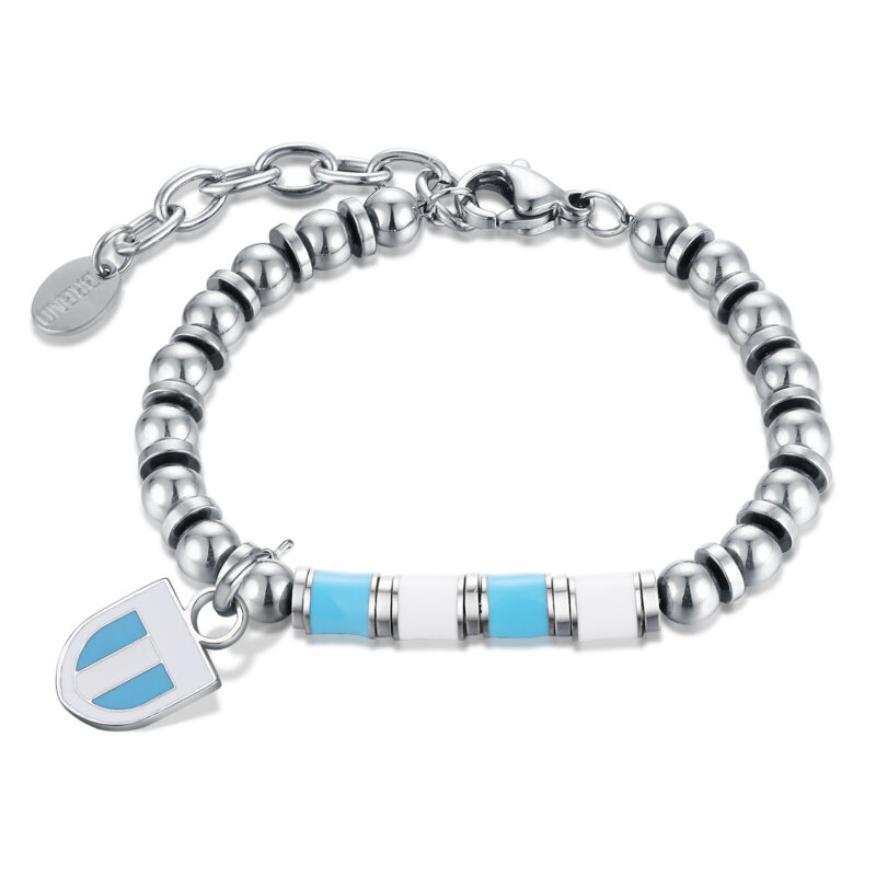 Bracciale Bianco Azzurro Misura Bambino - Brand Gioielli