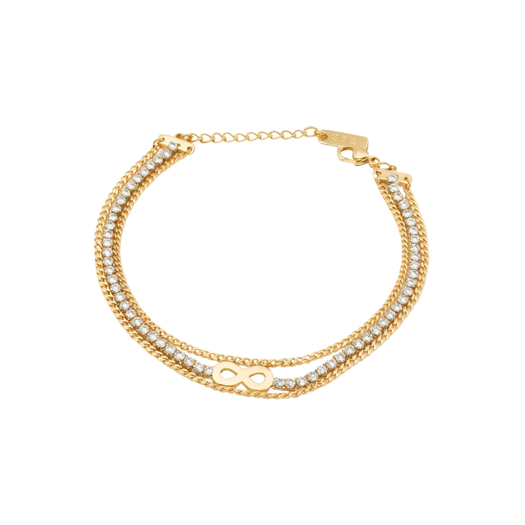 Bracciale Tennis 3 Fili Infinito - Les folies