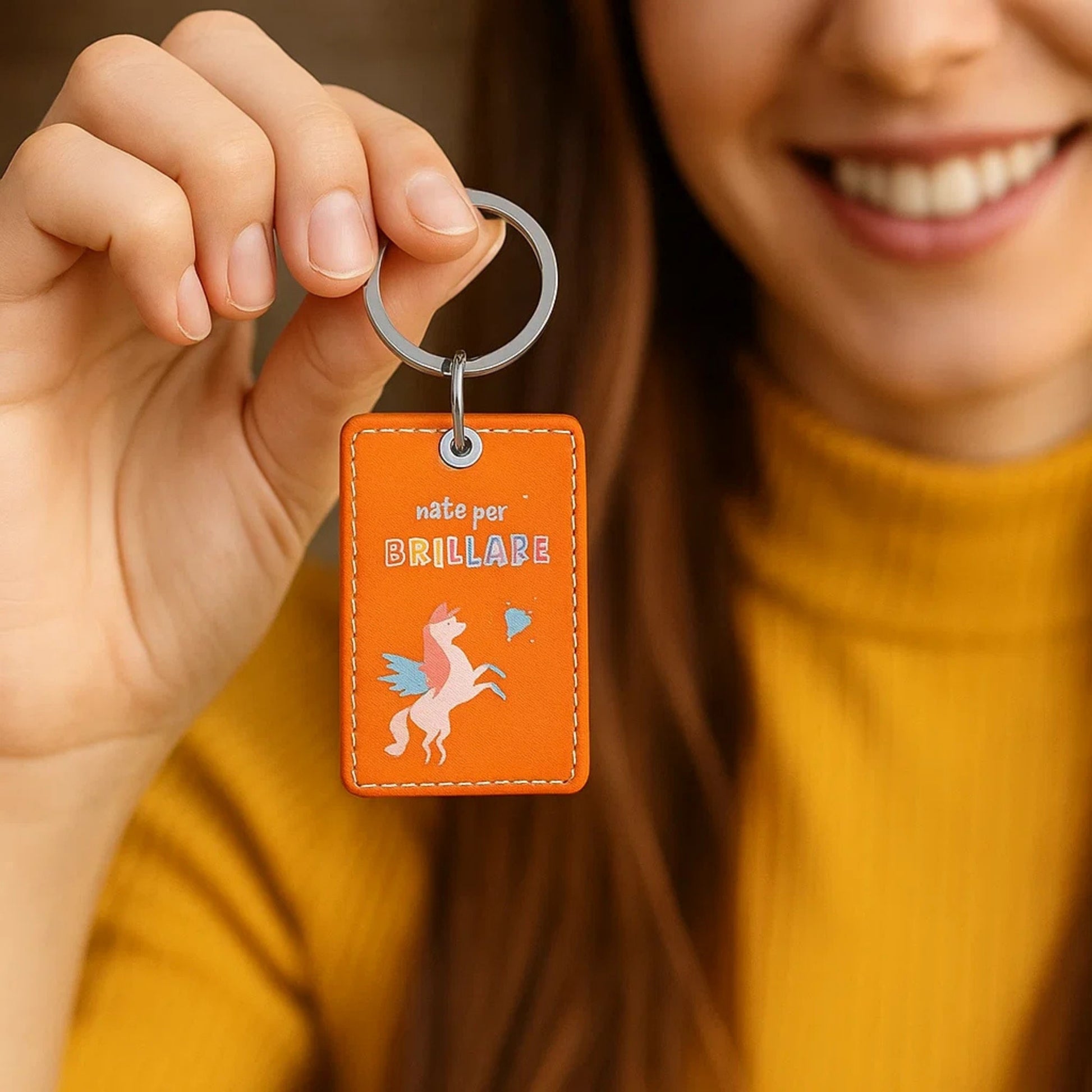 Portachiavi Nata per Brillare - Brand Gioielli