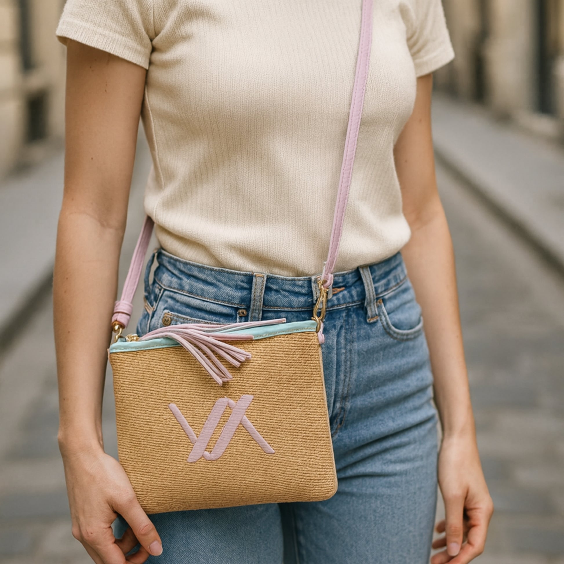 Borsa Rafia - Verde Fashion