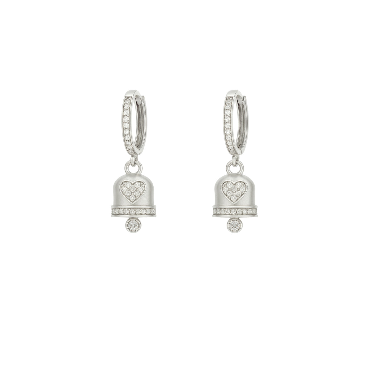 Coppia di Orecchini Campanella in Argento 925 - Les Folies