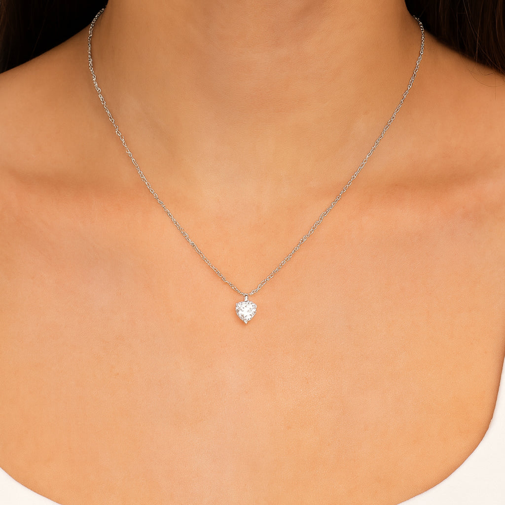 Collana Cuore in Acciaio Inox - Brand Gioielli