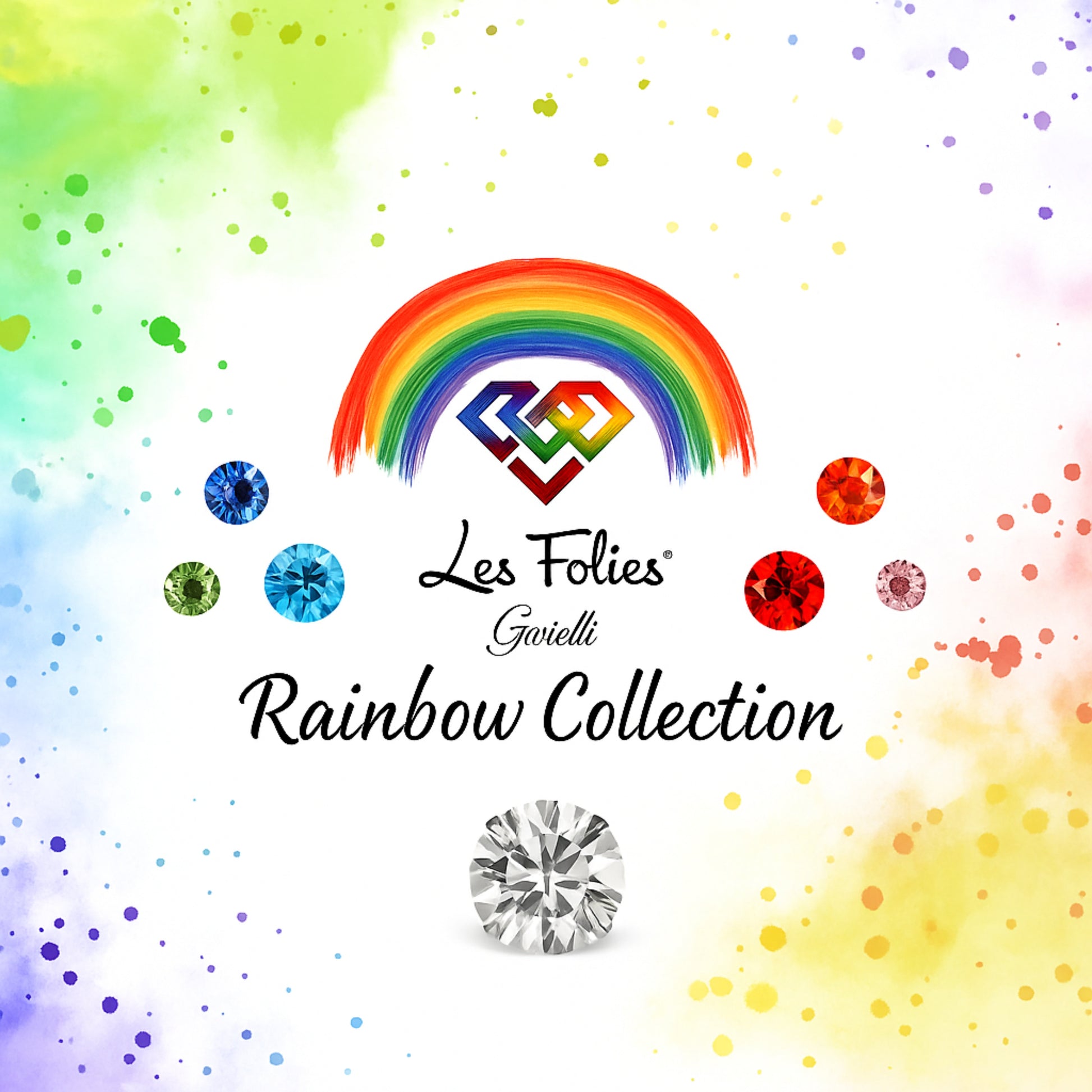 Orecchino Puntoluce "RAINBOW"