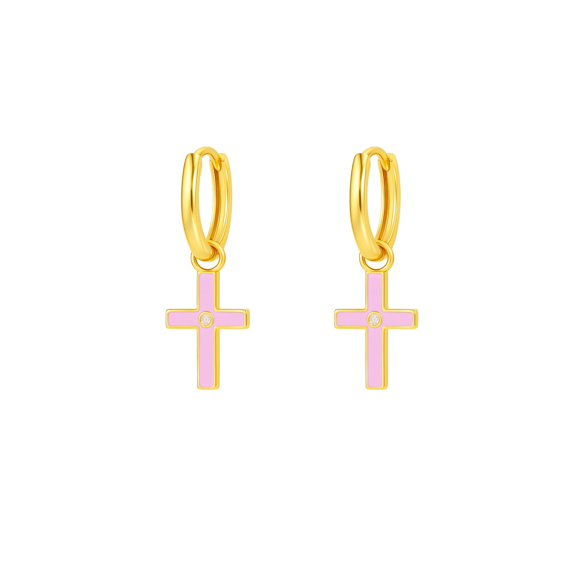 Coppia Di Orecchini_Argento 925 "CROCE"