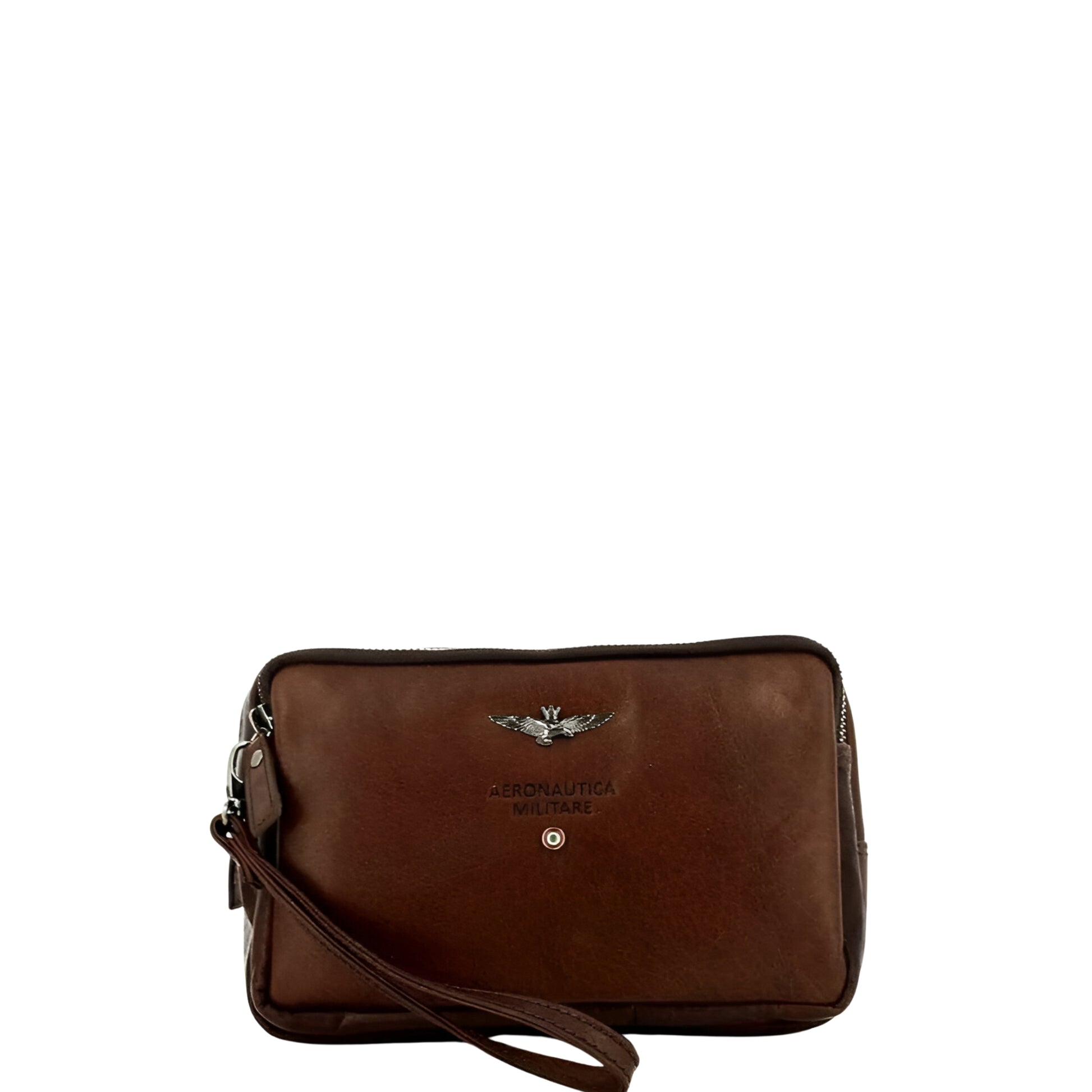 Aeronautica Militare Pochette in "VERA PELLE"