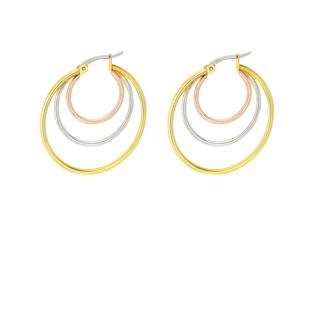 Coppia Di Orecchini_AcciaioInox "TRIS"