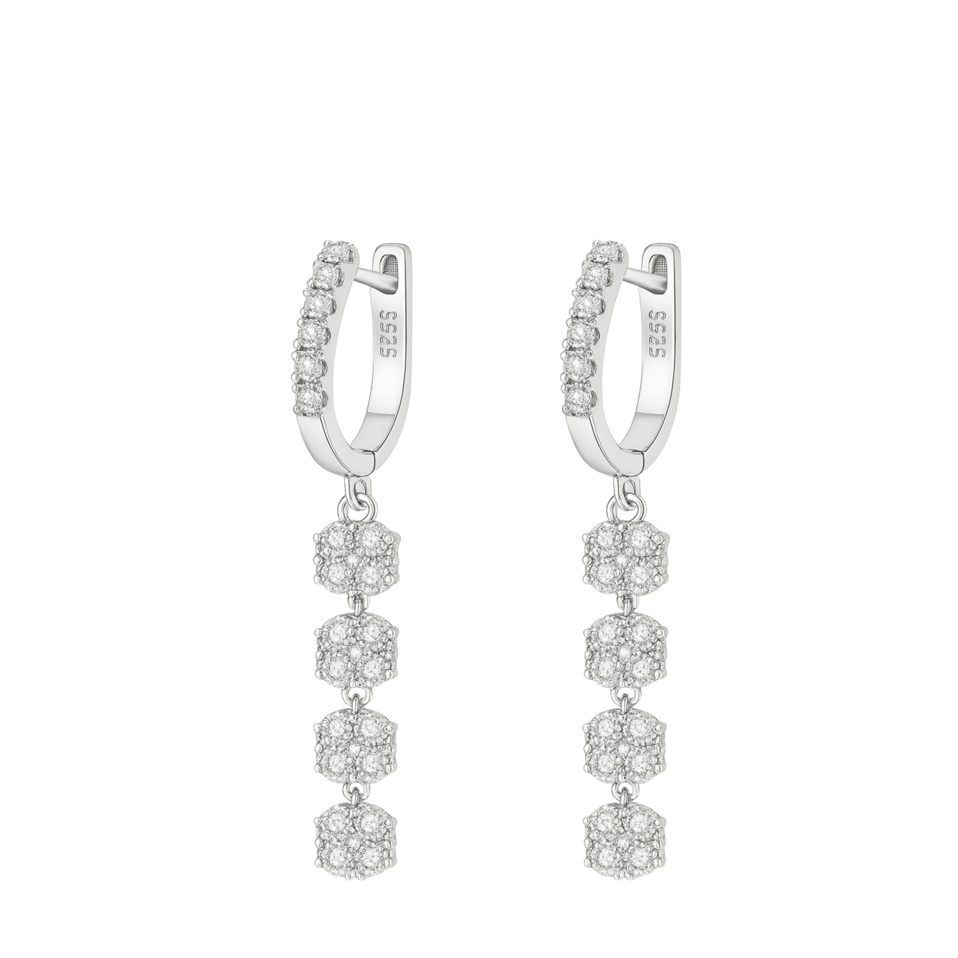 Coppia Di Orecchini_Argento 925 "FIORI"