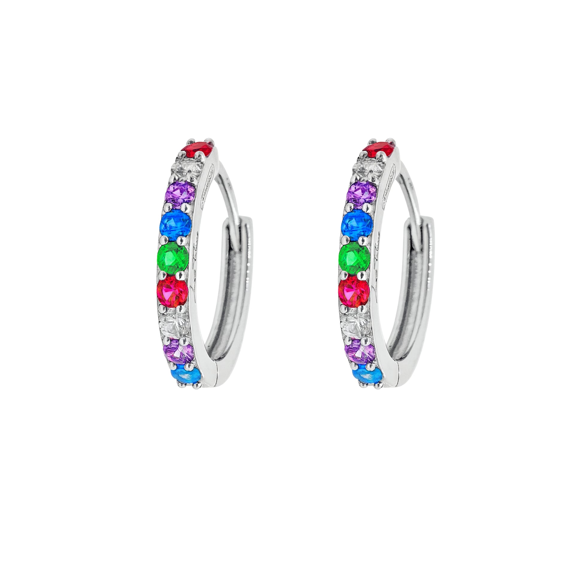 Coppia Di Orecchini_Argento 925 "MULTICOLOR"