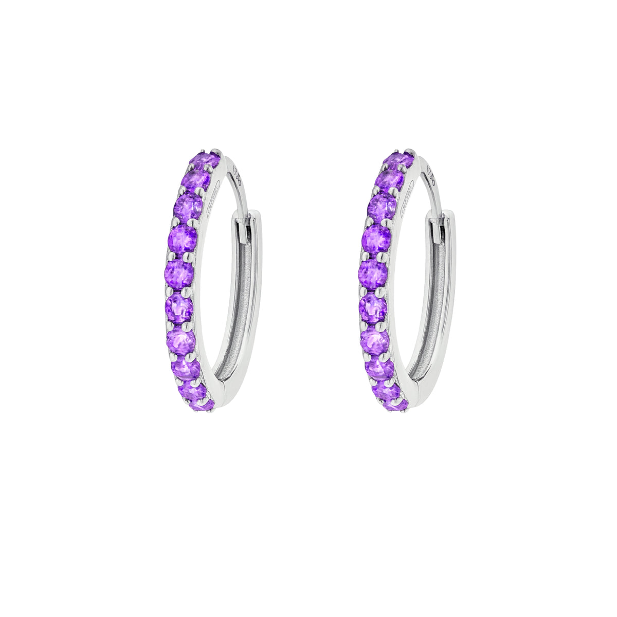 Coppia di Orecchini Lilla in Argento 925 - Les Folies