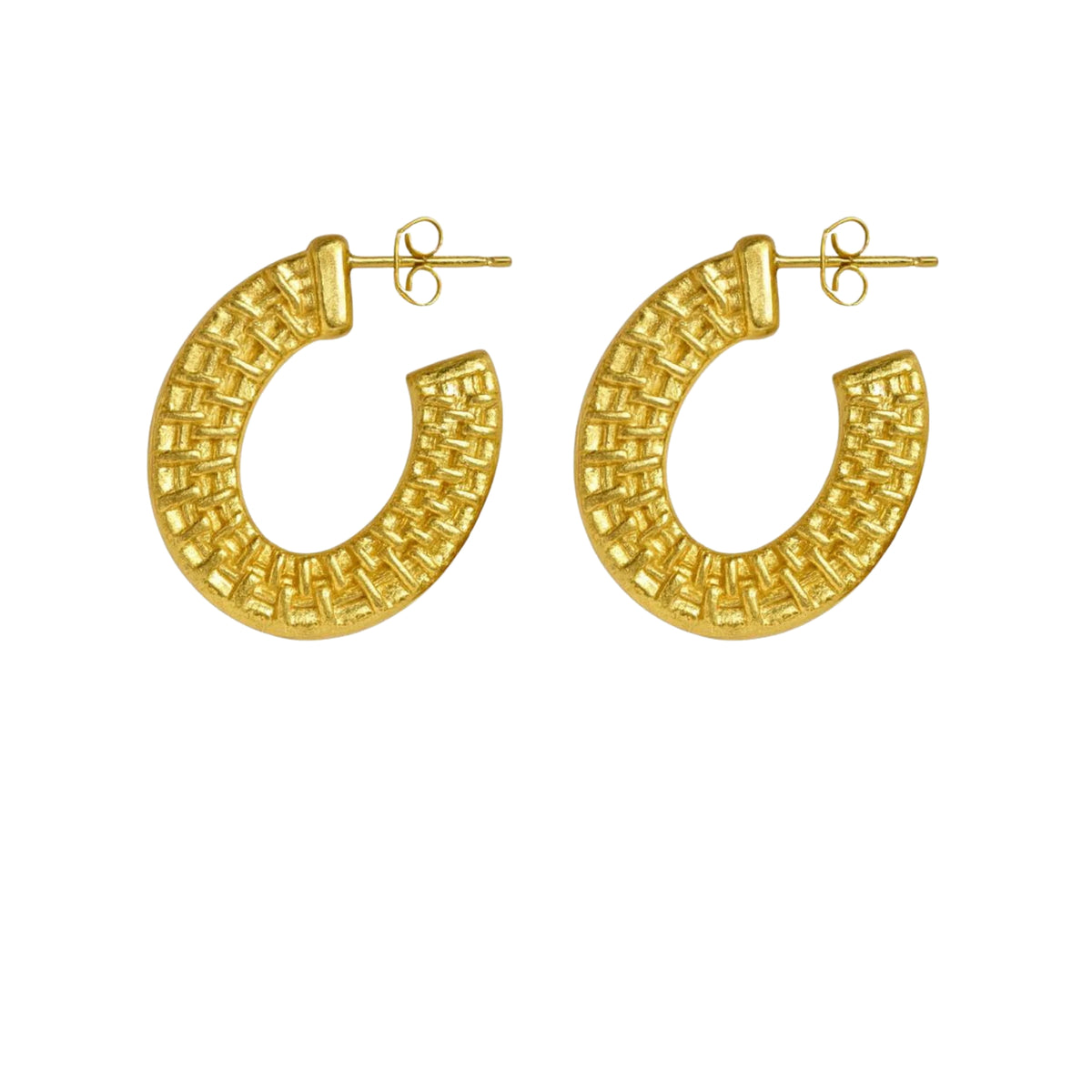 Coppia di Orecchini Cerchio in Acciaio Inox - Les Folies