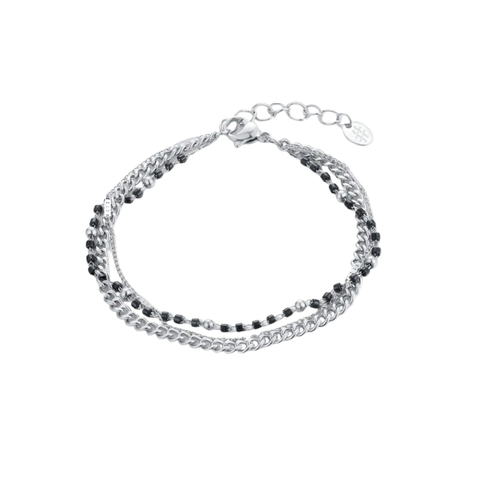Bracciale Triplo Filo con perline Layers - Brand Gioielli