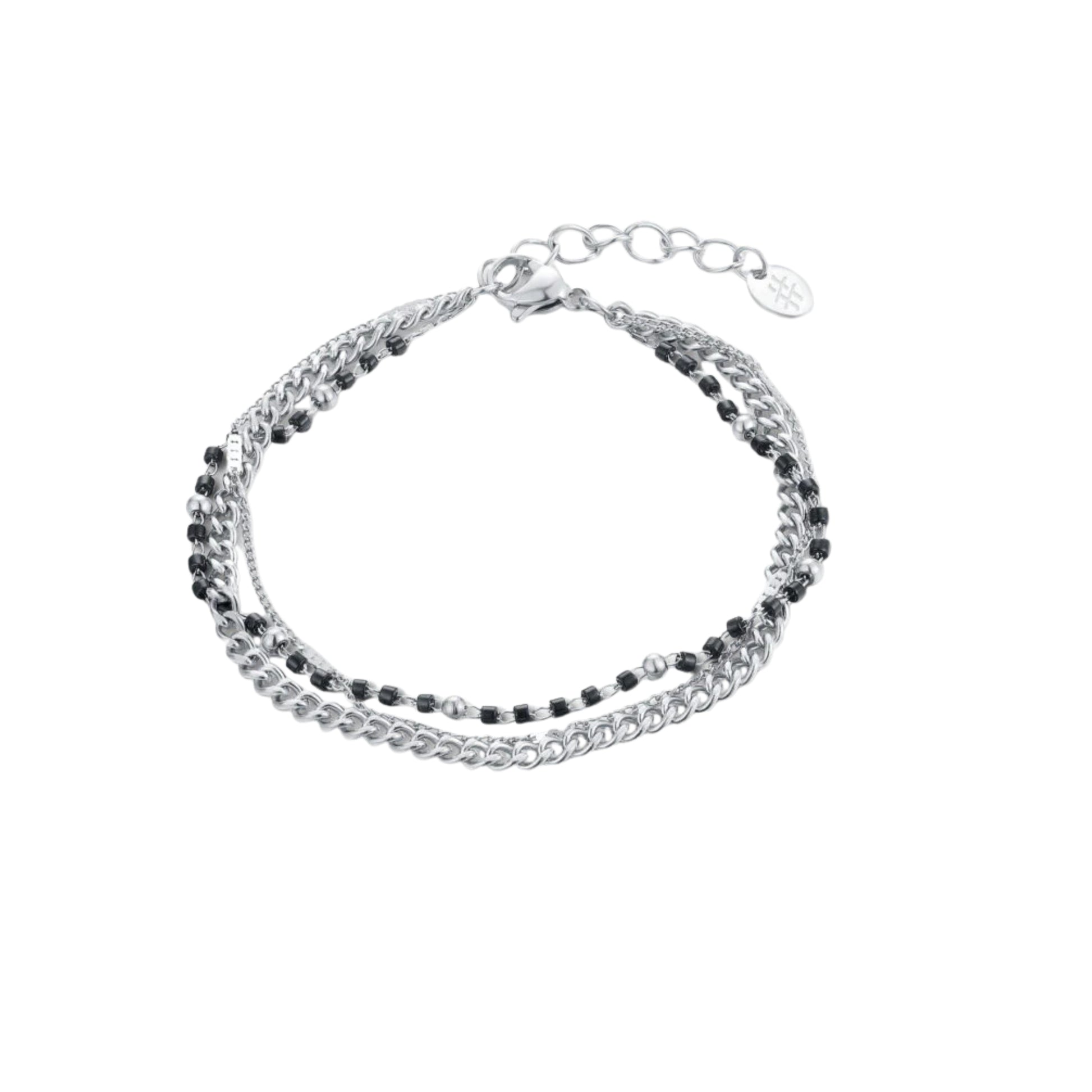 Bracciale Triplo Filo con perline Layers - Brand Gioielli