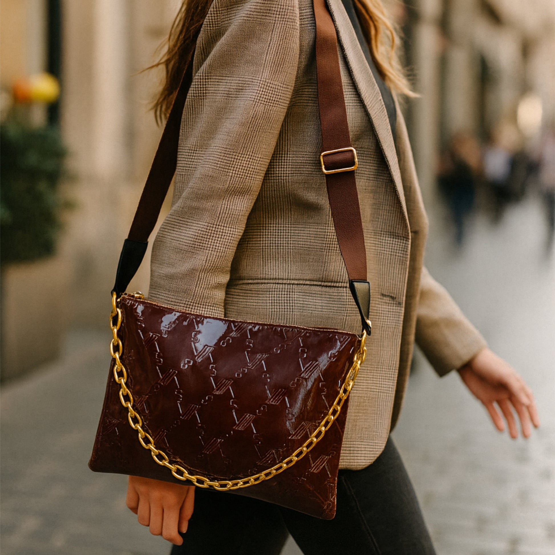 Borsa Mini Vernice - Verde Fashion