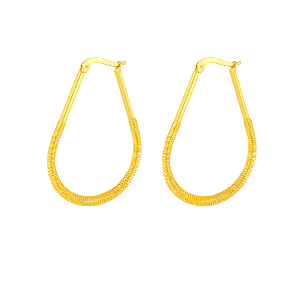 Coppia Di Orecchini_AcciaioInox "OVALE"