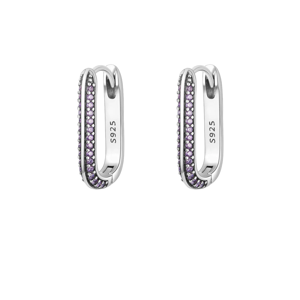 Coppia Di Orecchini_Argento 925 "RETTANGOLARI"