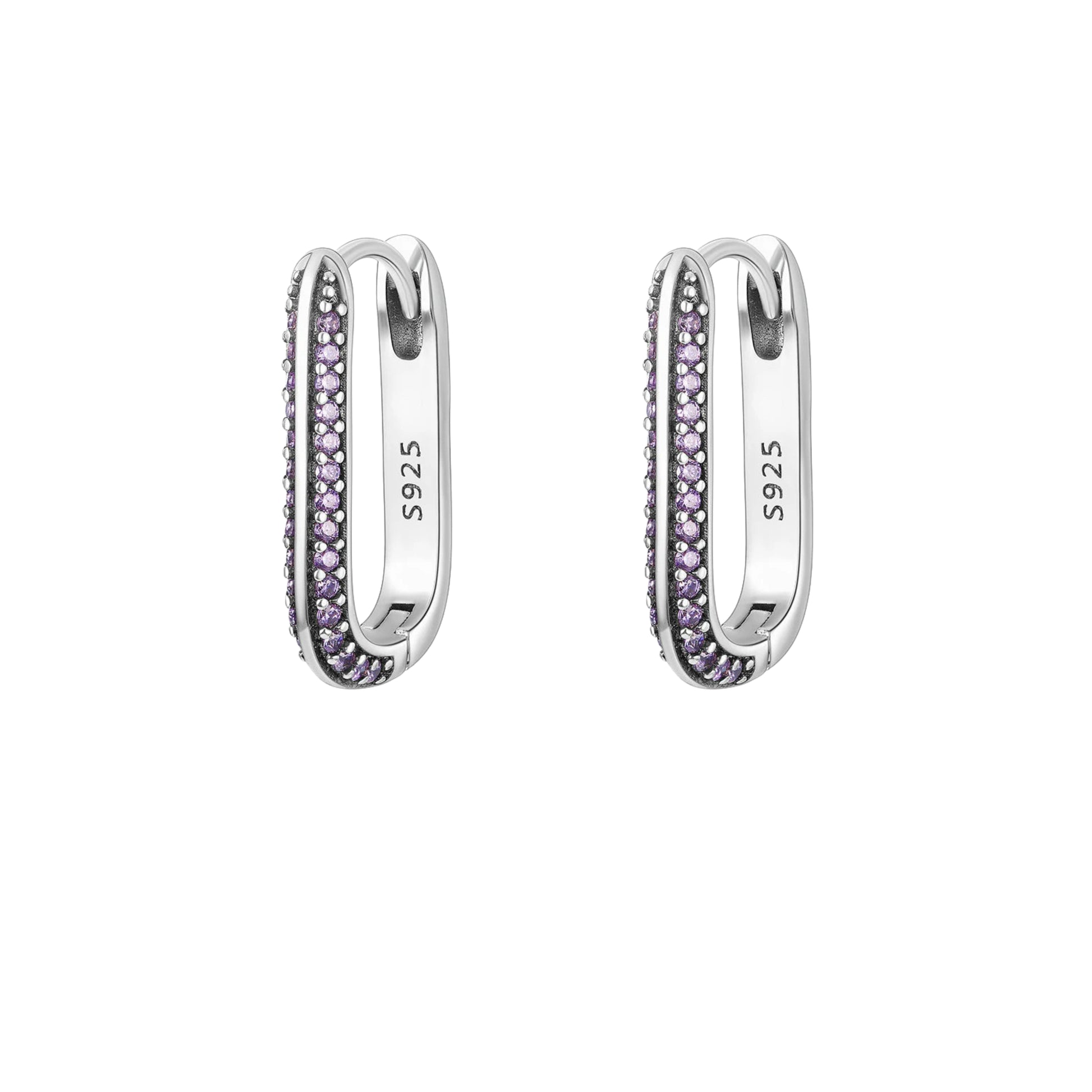 Coppia Di Orecchini_Argento 925 "RETTANGOLARI"