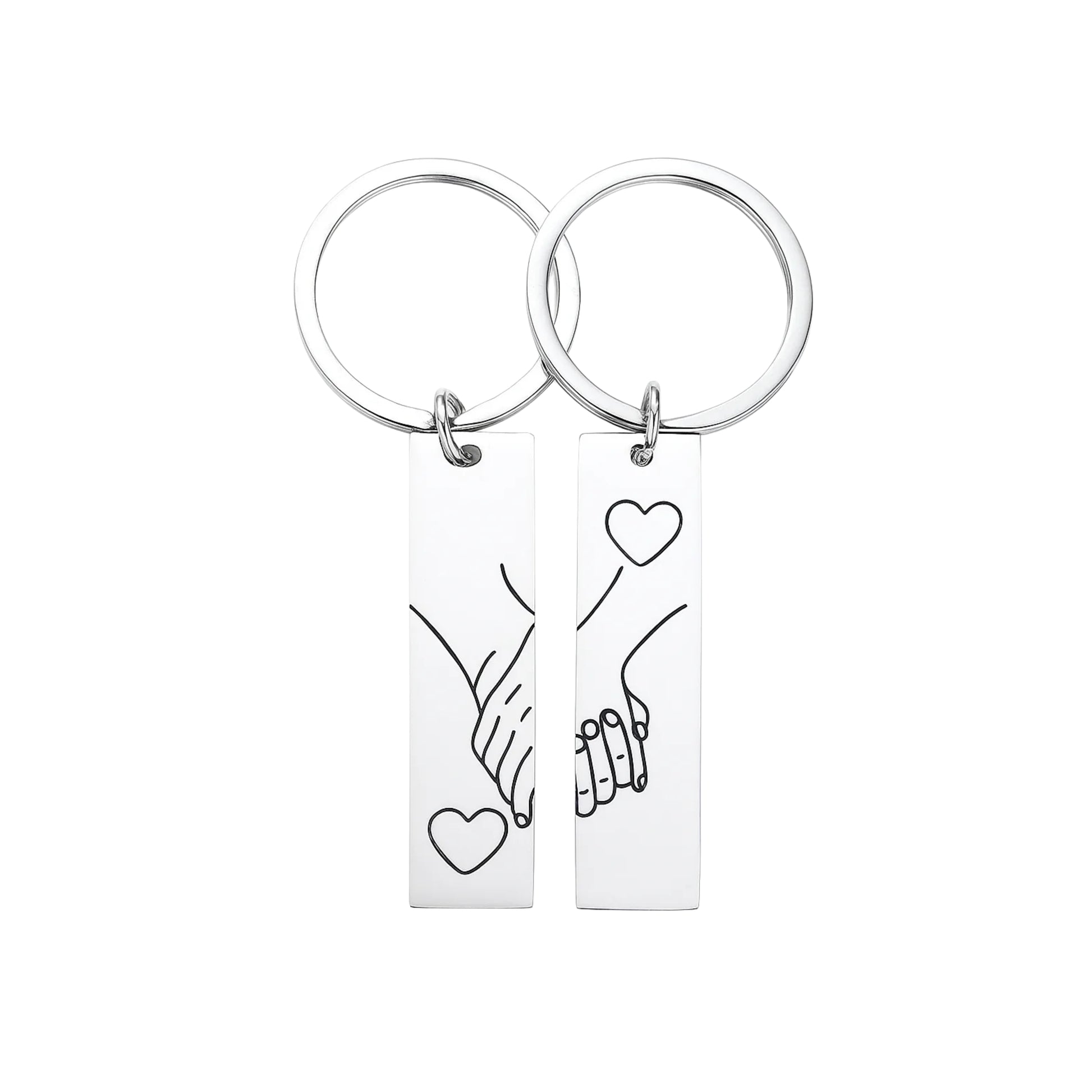 Portachiavi di coppia Mano per mano - Les Folies