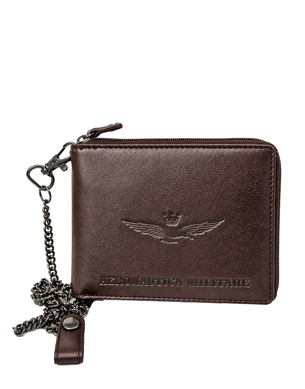Portafoglio Aeronautica Militare AM243 Eagle in Vera Pelle con catena