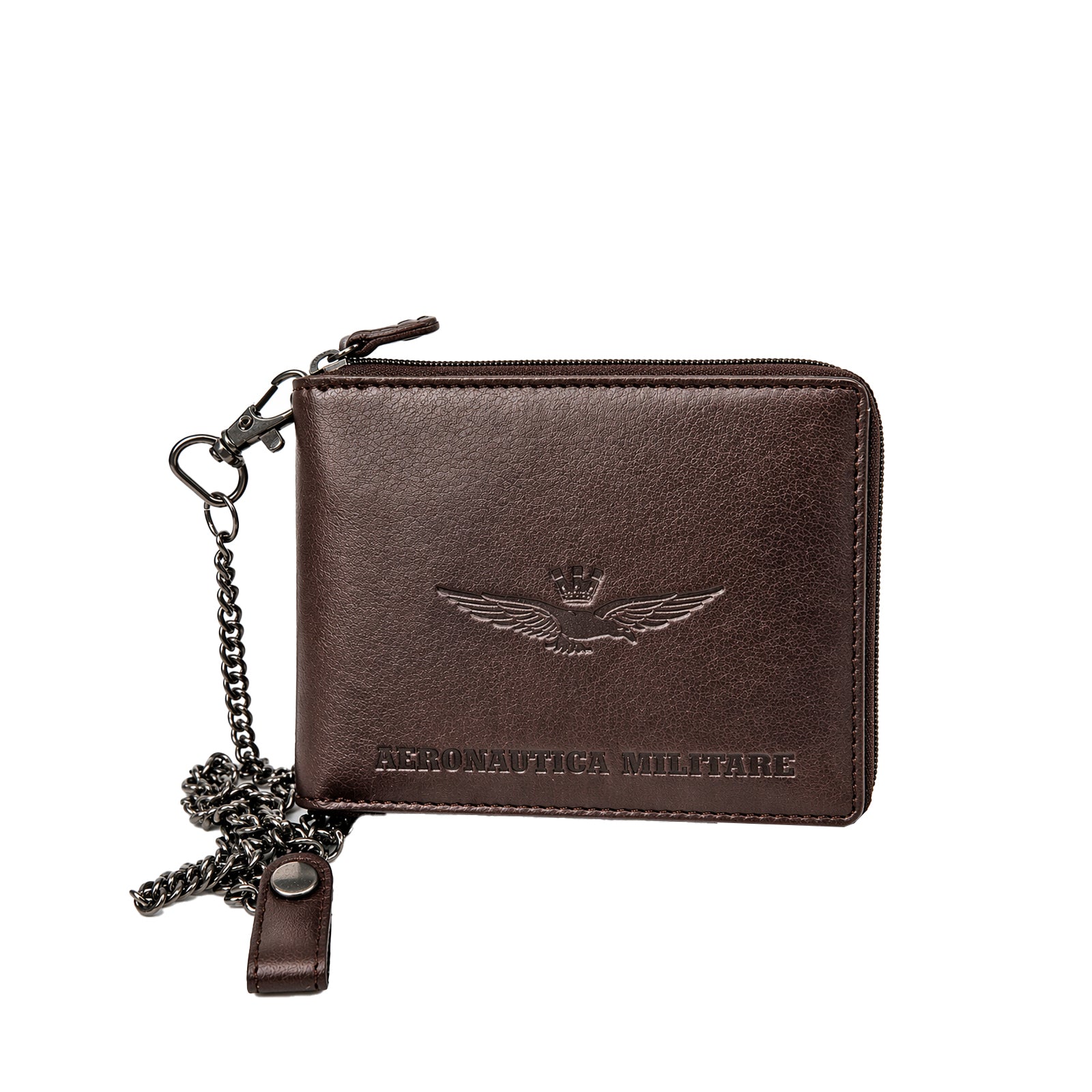 Portafoglio Aeronautica Militare AM243 Eagle in Vera Pelle con catena