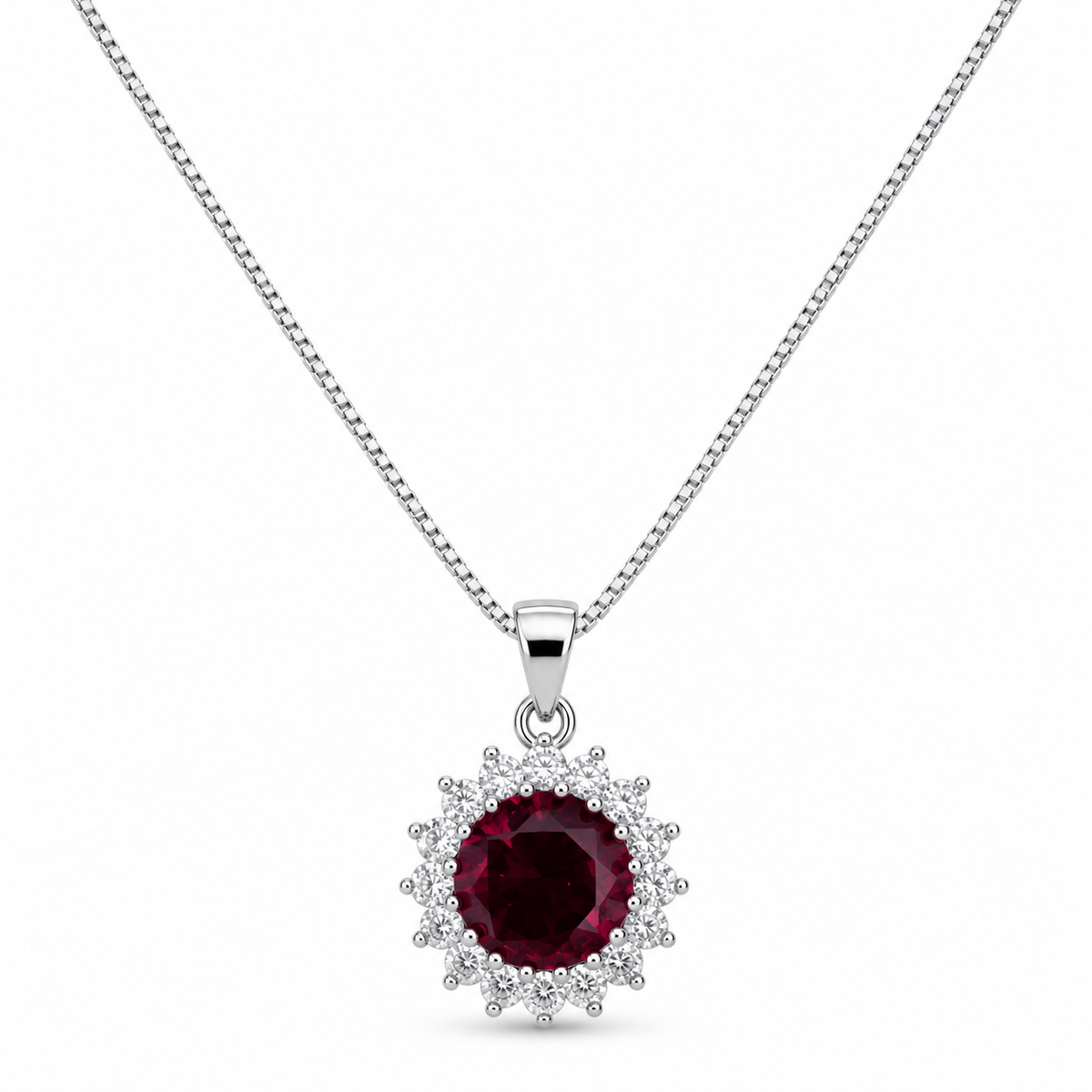 Collana Royale Tondo in Argento 925 Rodiato