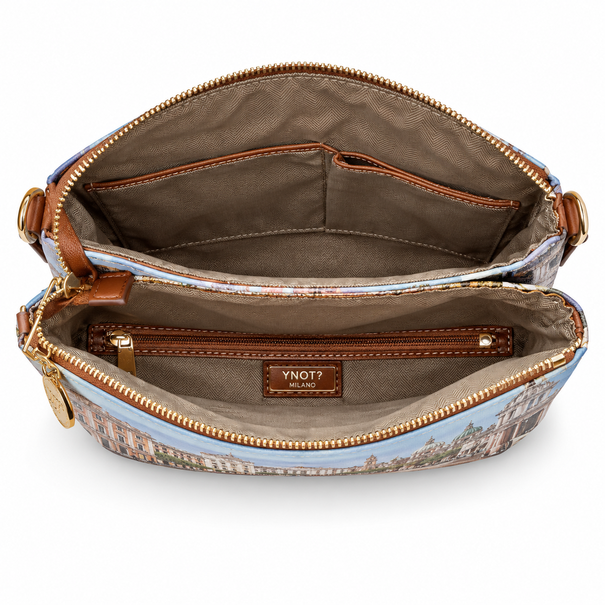 Borsa a tracolla Ynot Yes bag stampa Londra