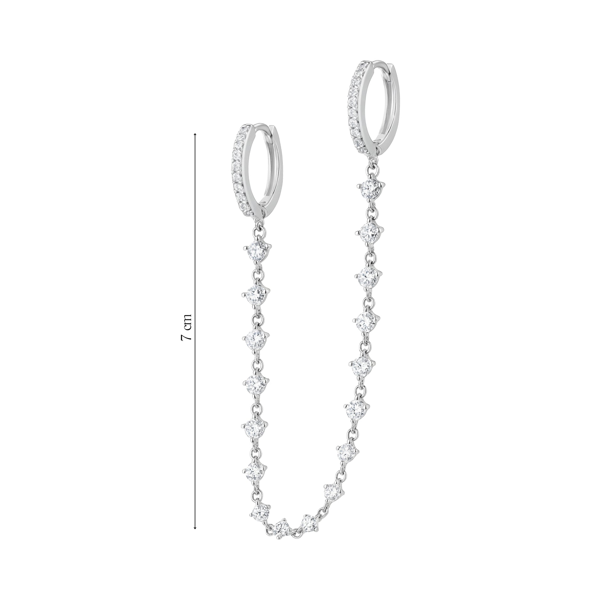 Coppia Di Orecchini_Argento 925 "CATENELLA"
