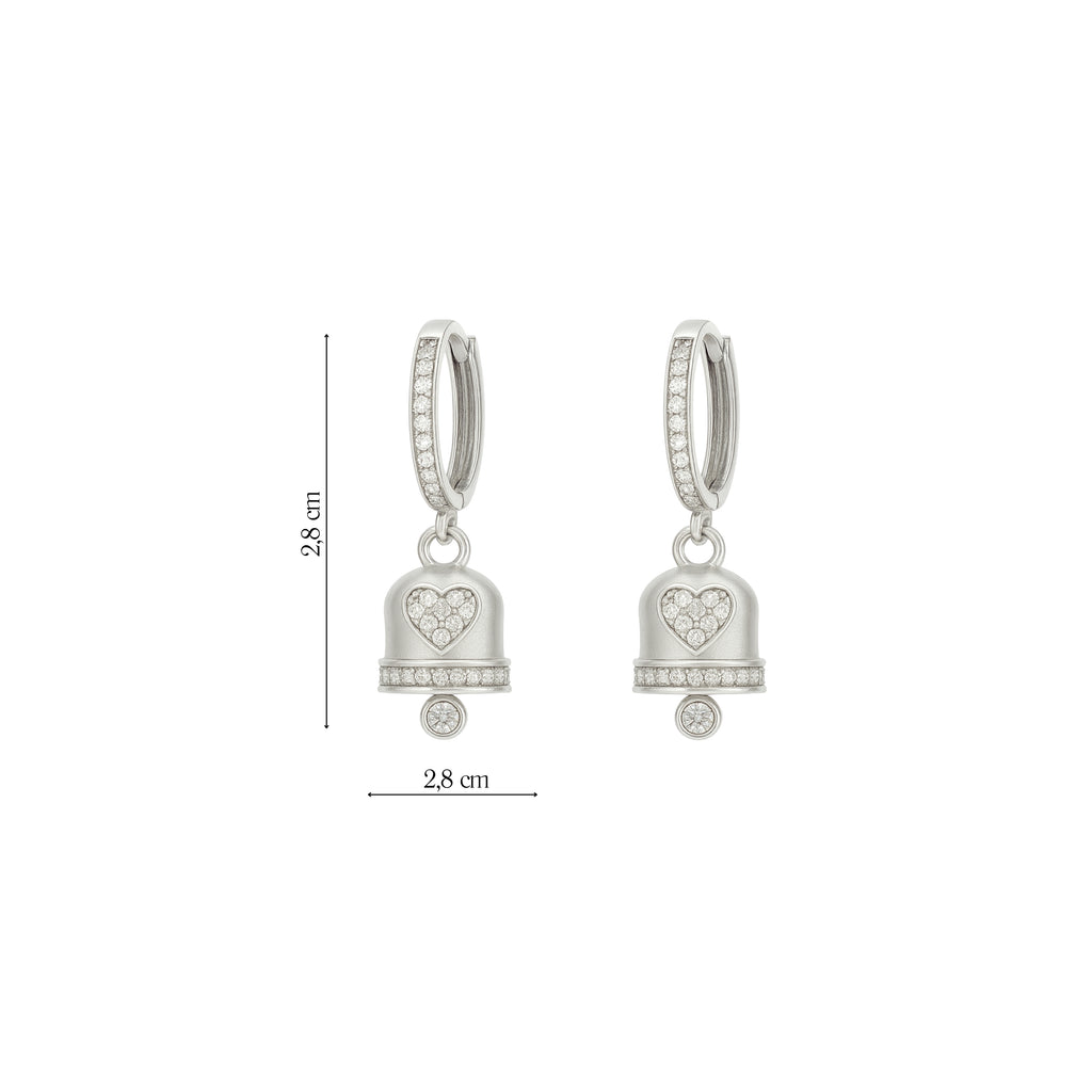 Coppia Di Orecchini_Argento 925 "CAMPANELLA"