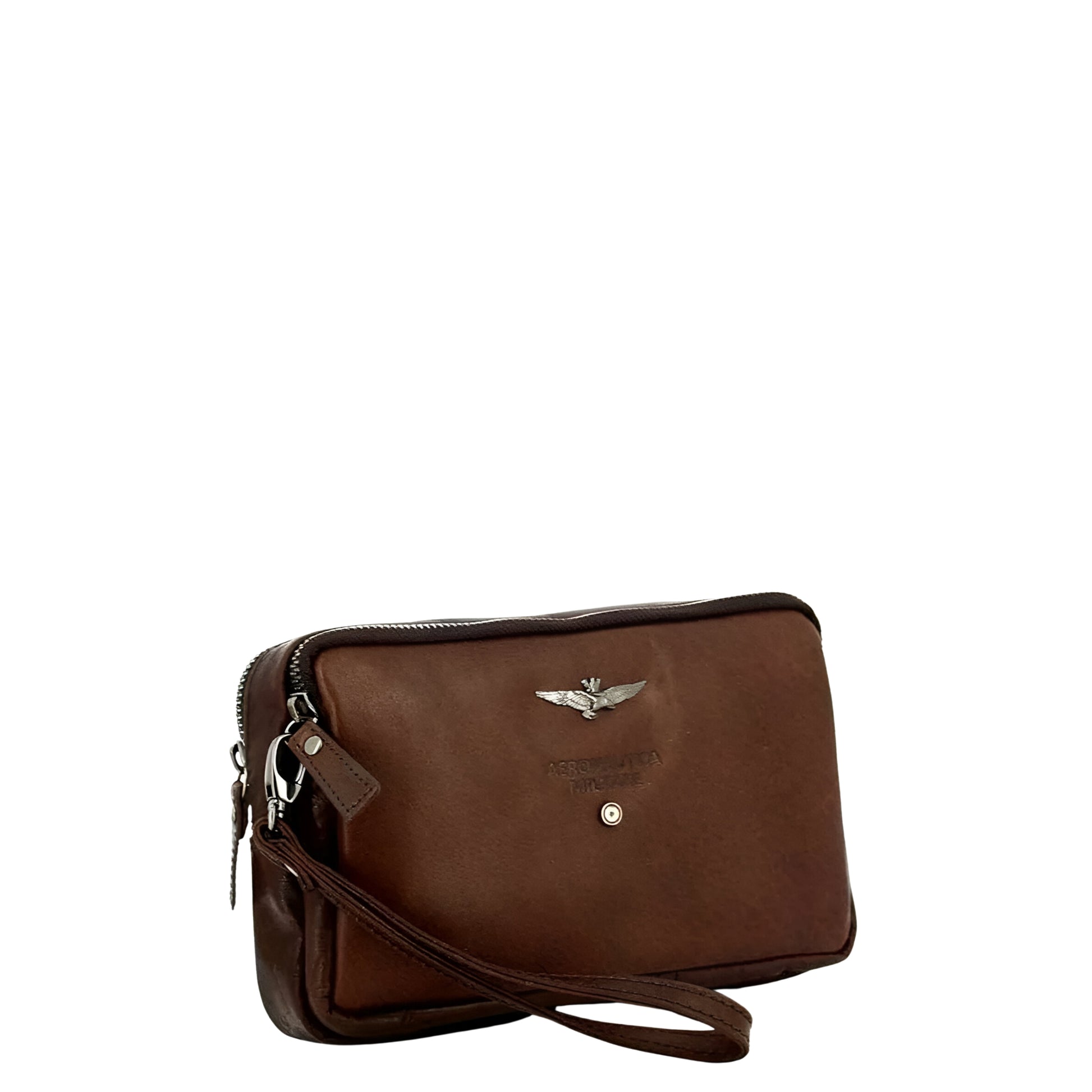 Aeronautica Militare Pochette in "VERA PELLE"