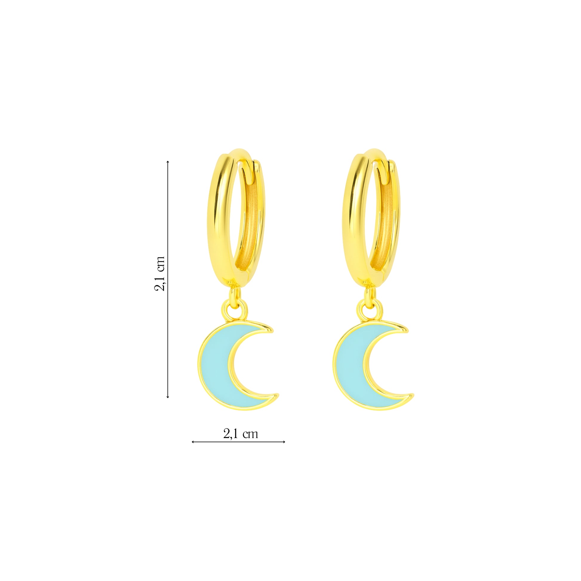 Coppia Di Orecchini_Argento 925 "LUNA"