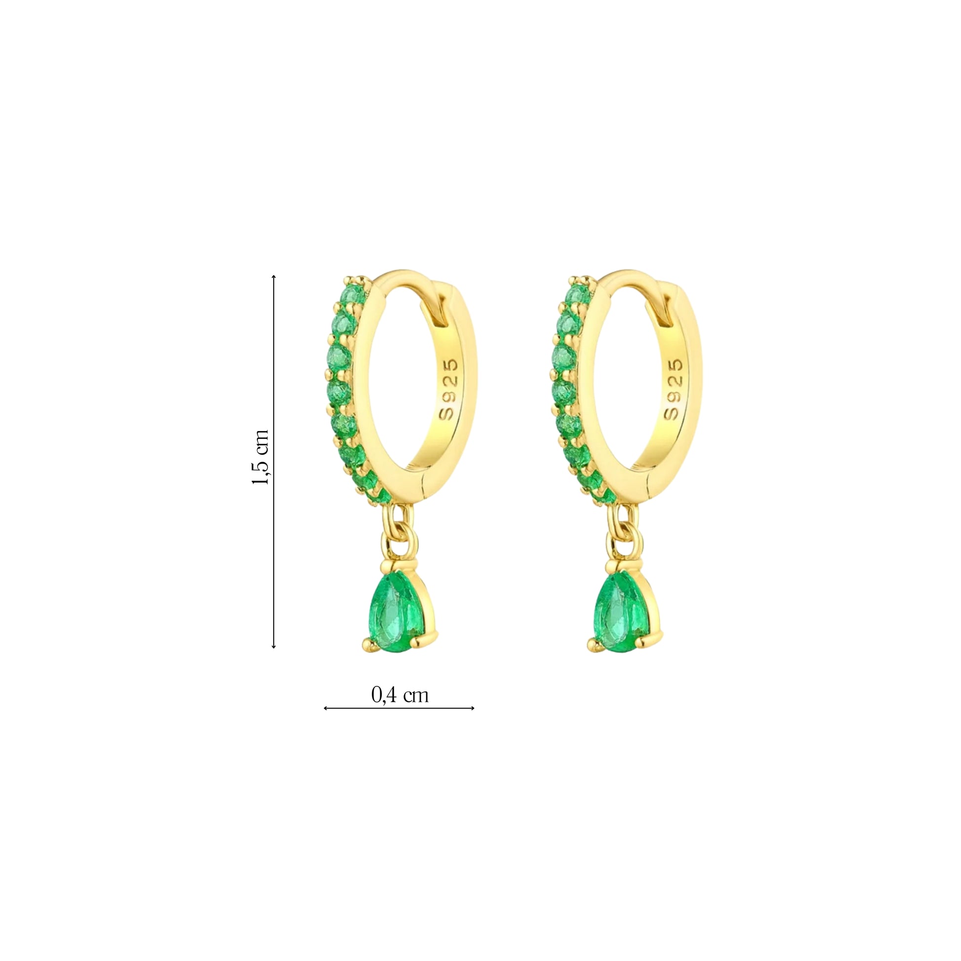 Coppia Di Orecchini_Argento 925 "GOCCIA"