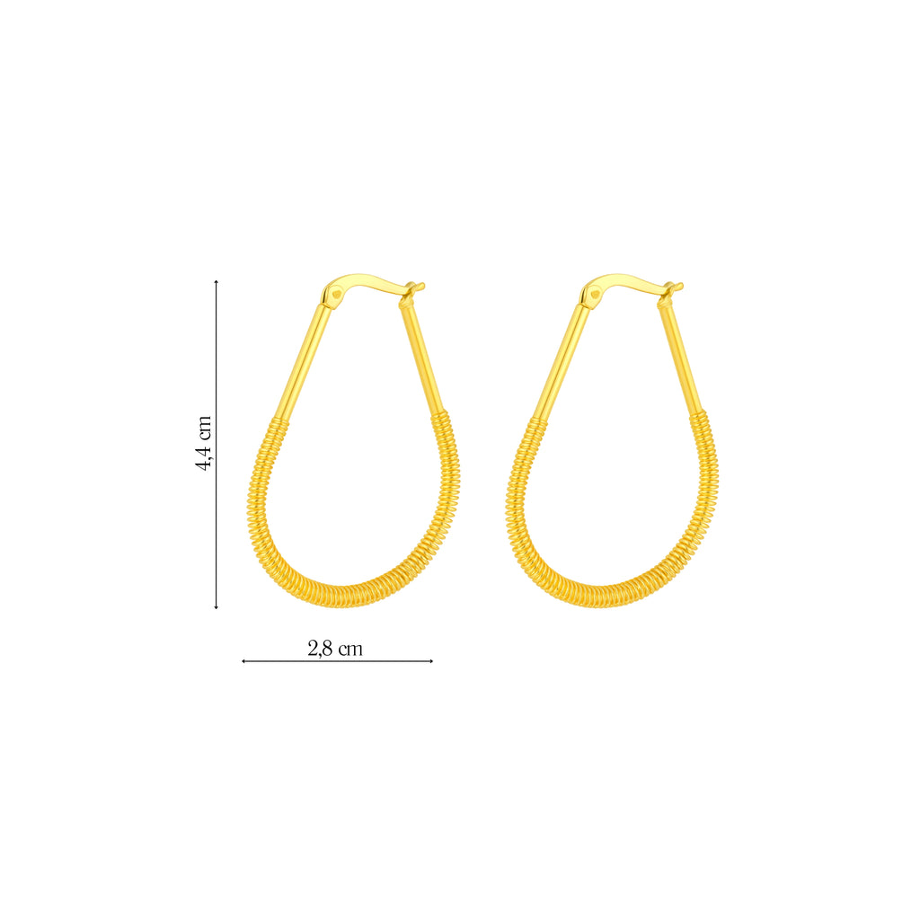 Coppia Di Orecchini_AcciaioInox "OVALE"