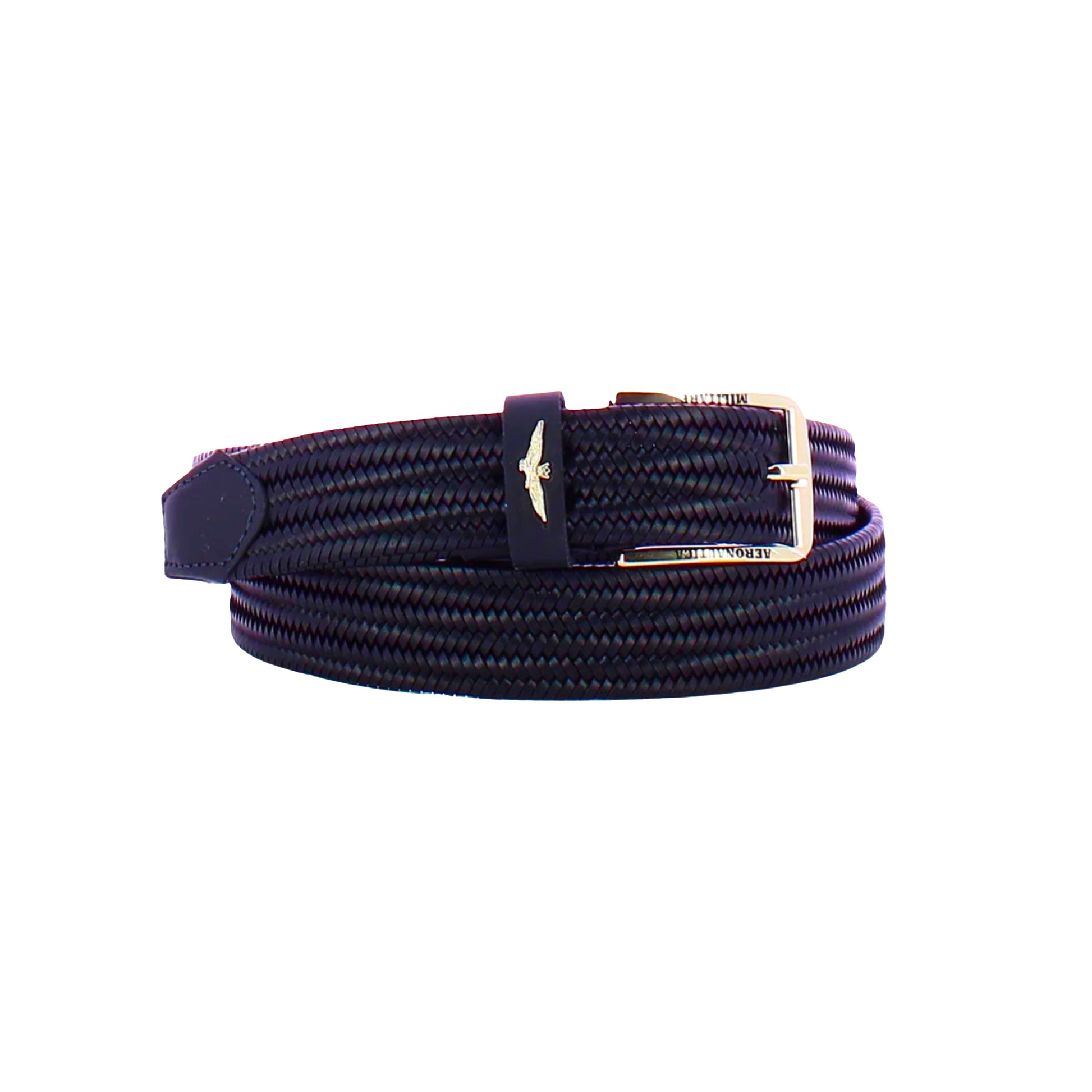 Cintura Uomo Elastica Aeronautica Militare AM416 in Vera Pelle