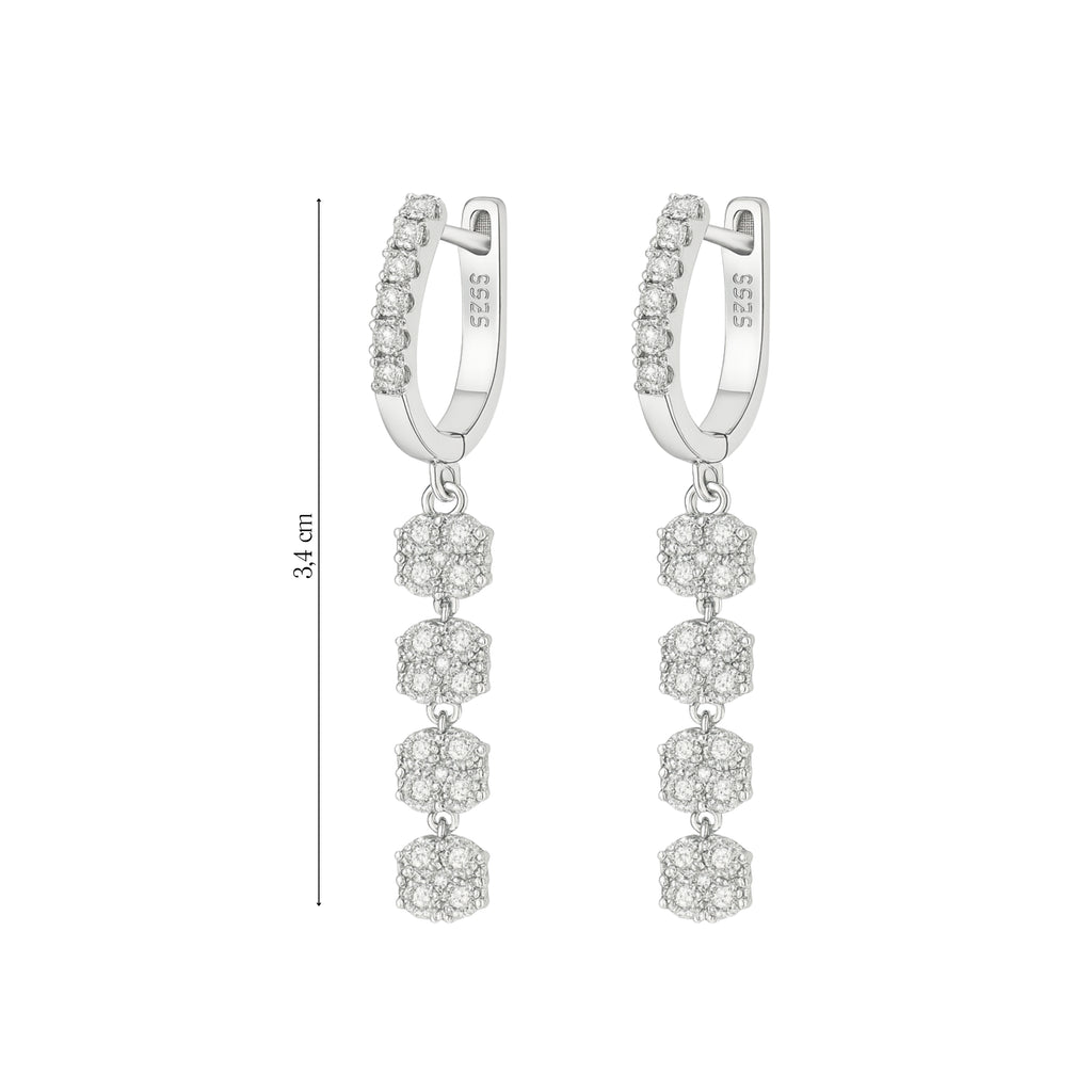 Coppia Di Orecchini_Argento 925 "FIORI"