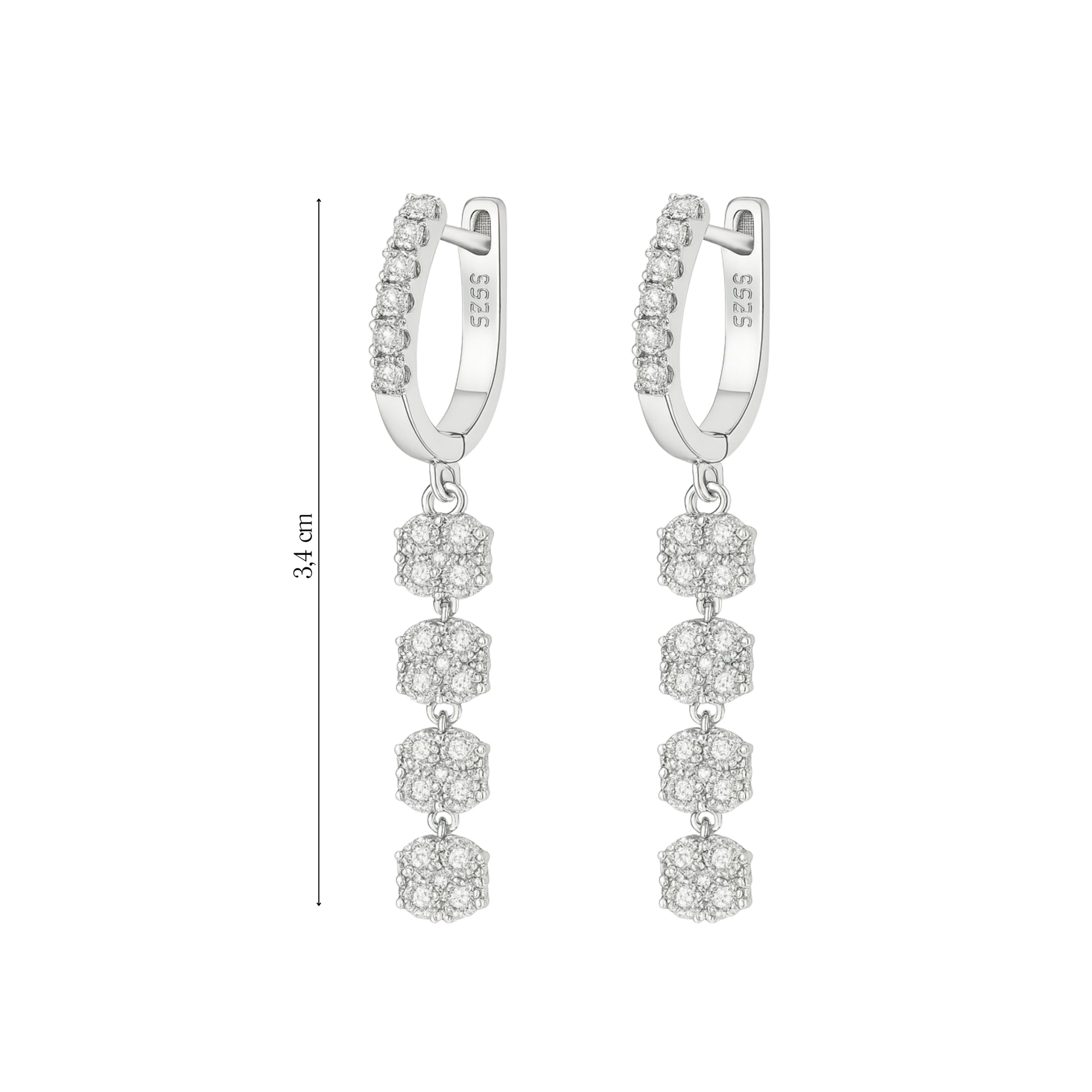 Coppia Di Orecchini_Argento 925 "FIORI"