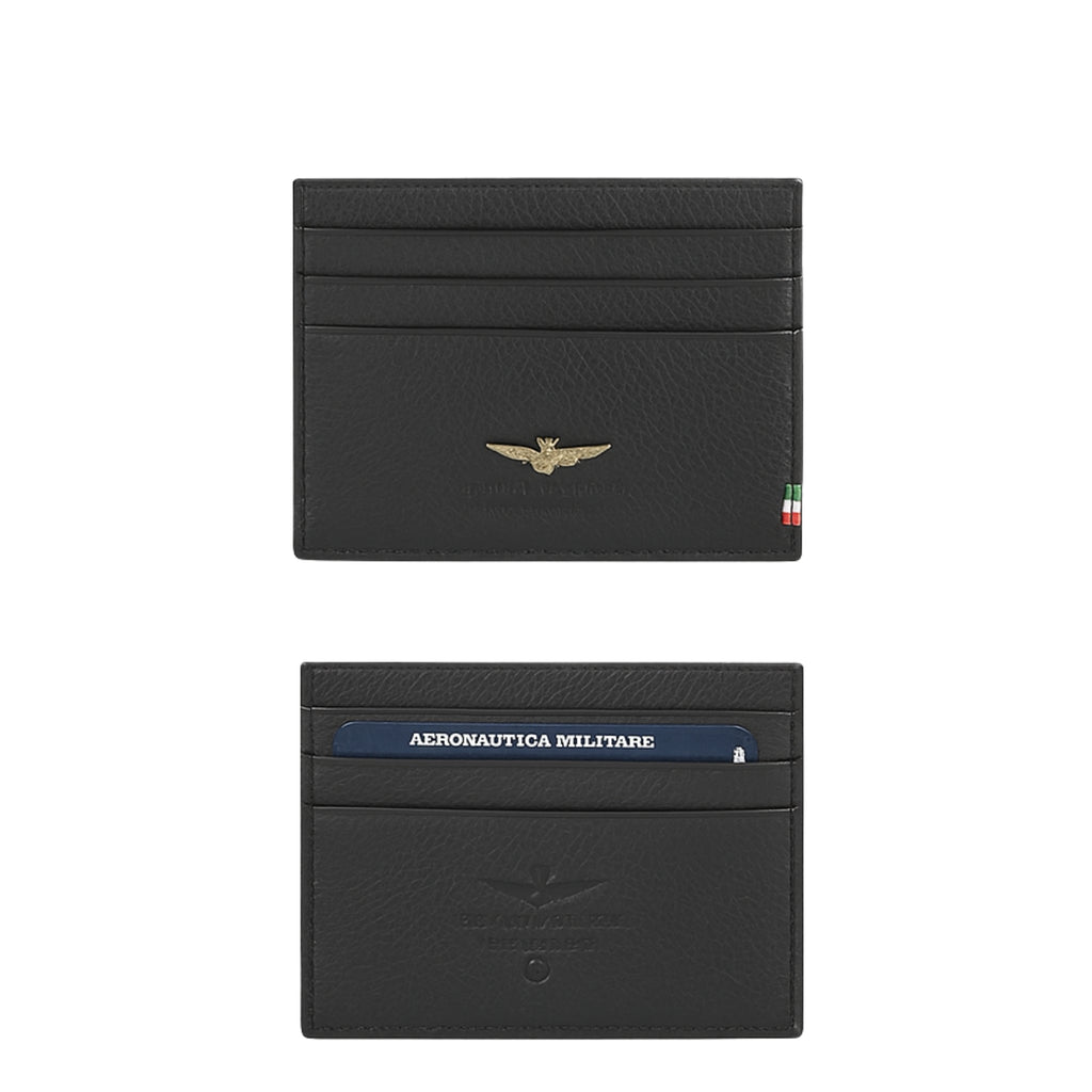Portatessere Aeronautica Militare AM106 Flag in Vera Pelle