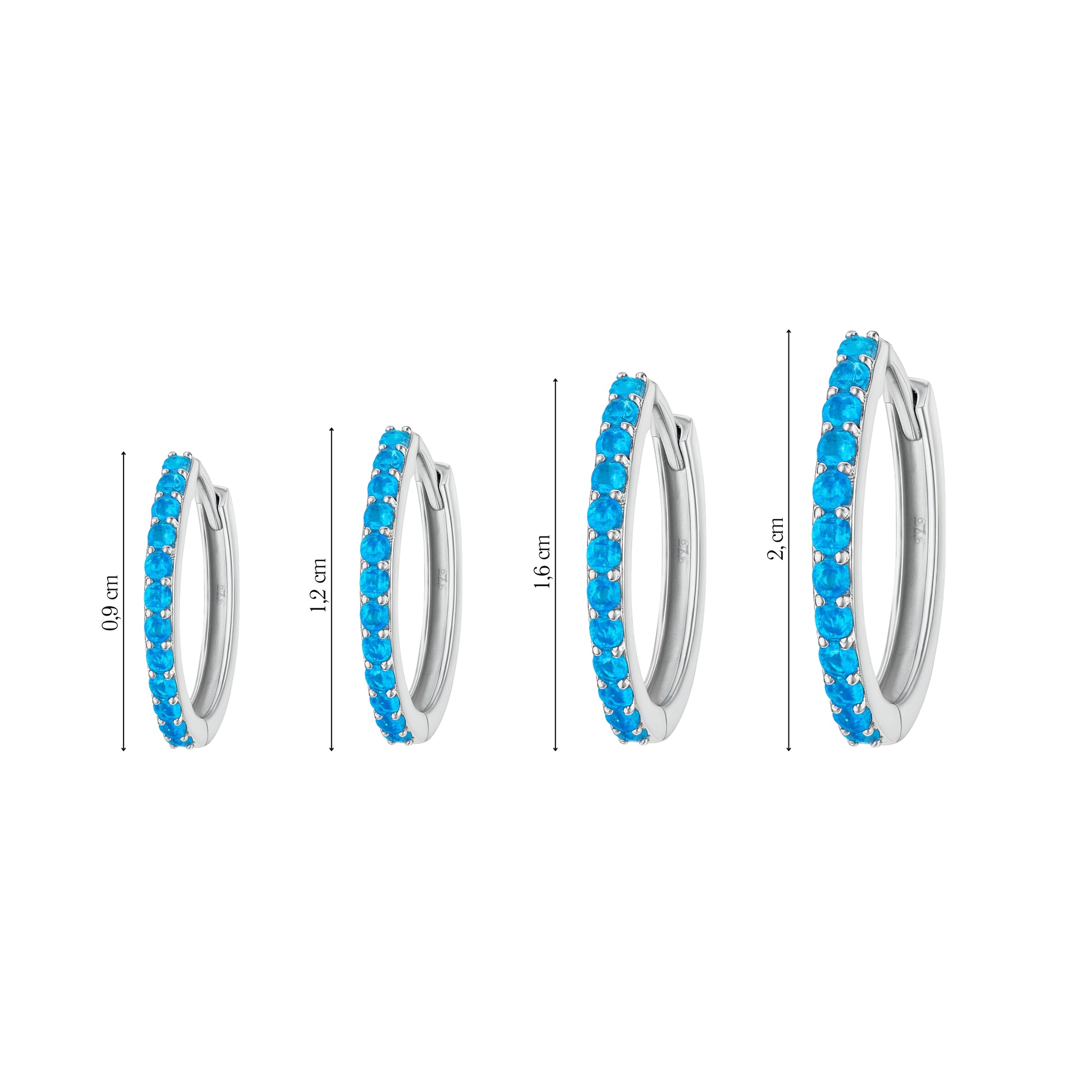 Coppia Di Orecchini_Argento 925 "CELESTE"