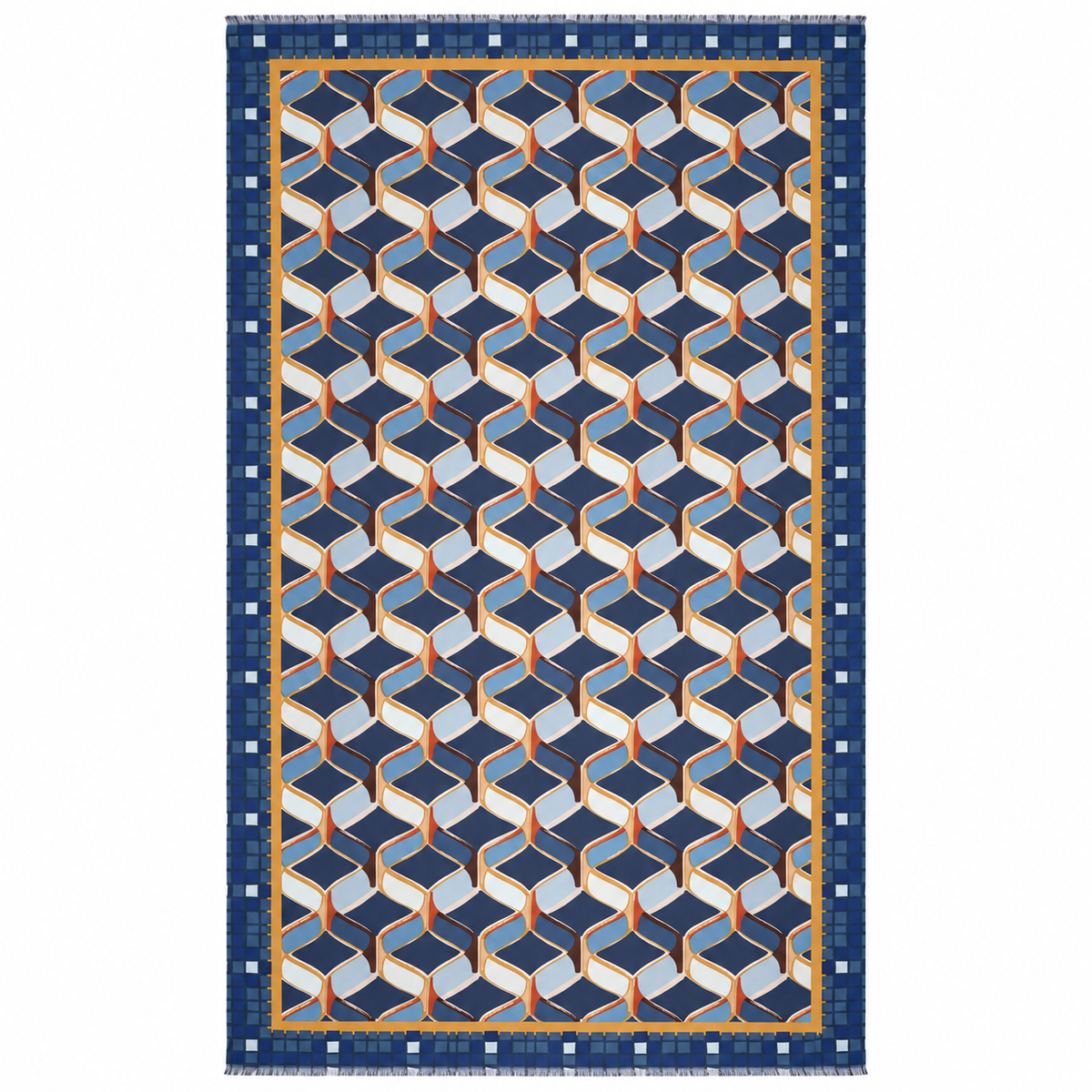 Sciarpa Optical Cube in Viscosa e Cotone 90 × 180 cm You B'jou by Barbieri