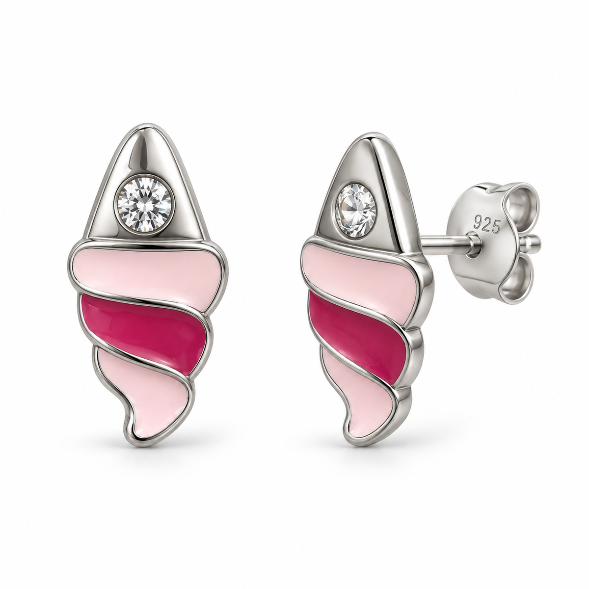 Orecchini a Lobo Gelato in Argento 925 Rodiato